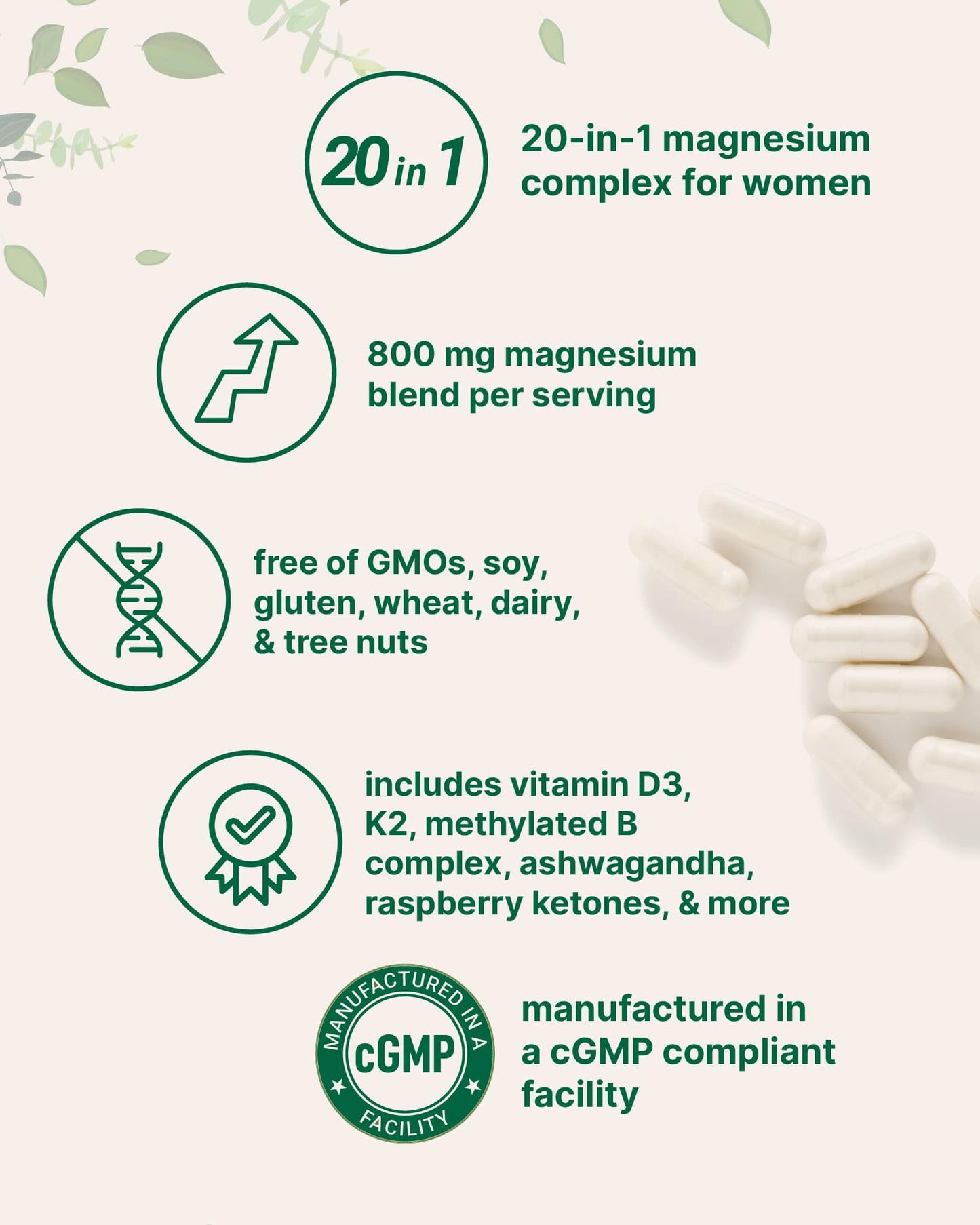 20-In-1 Women's Magnesium Complex